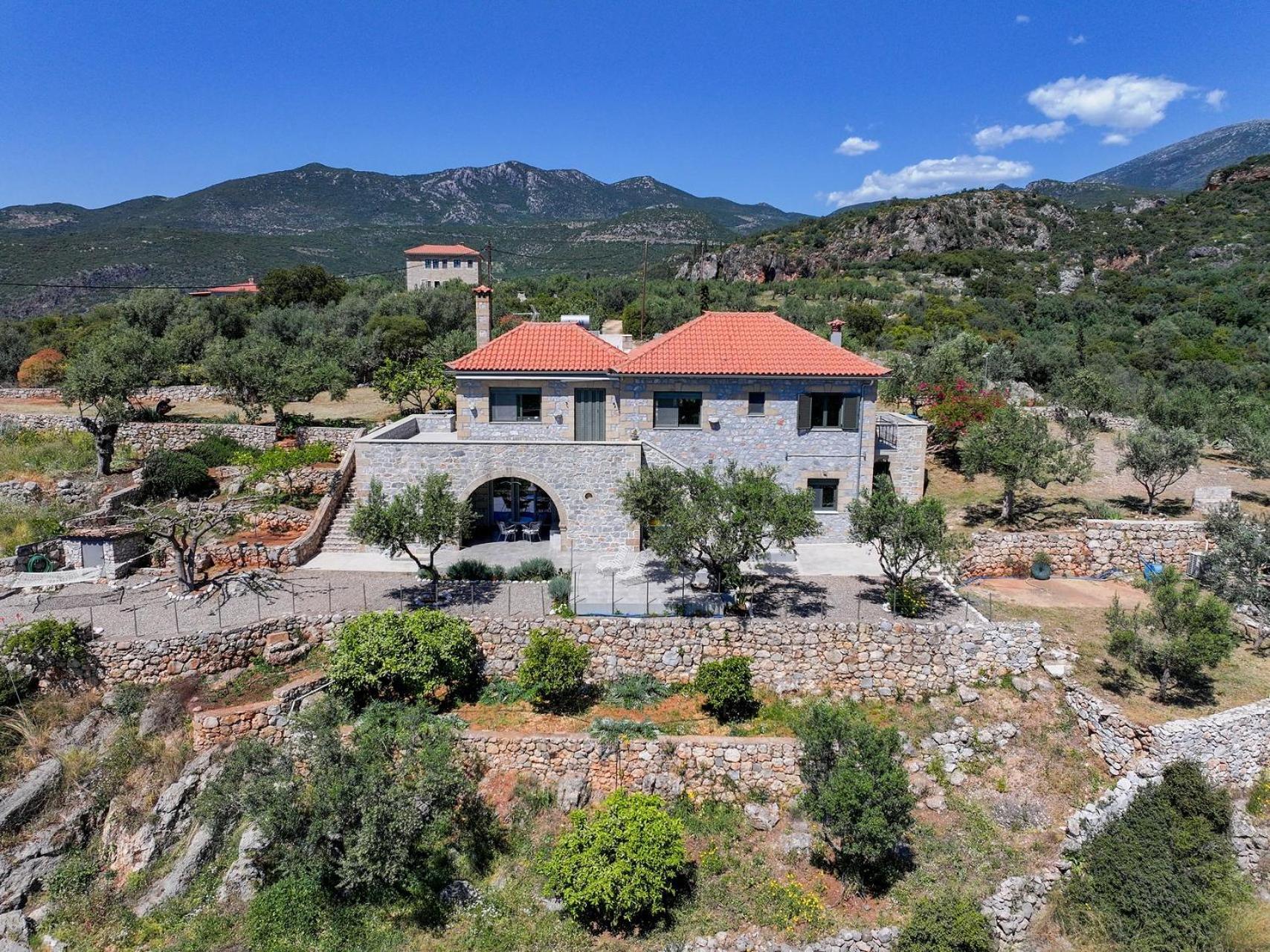 Athina'S Stone House In Kardamyli Βίλα Εξωτερικό φωτογραφία
